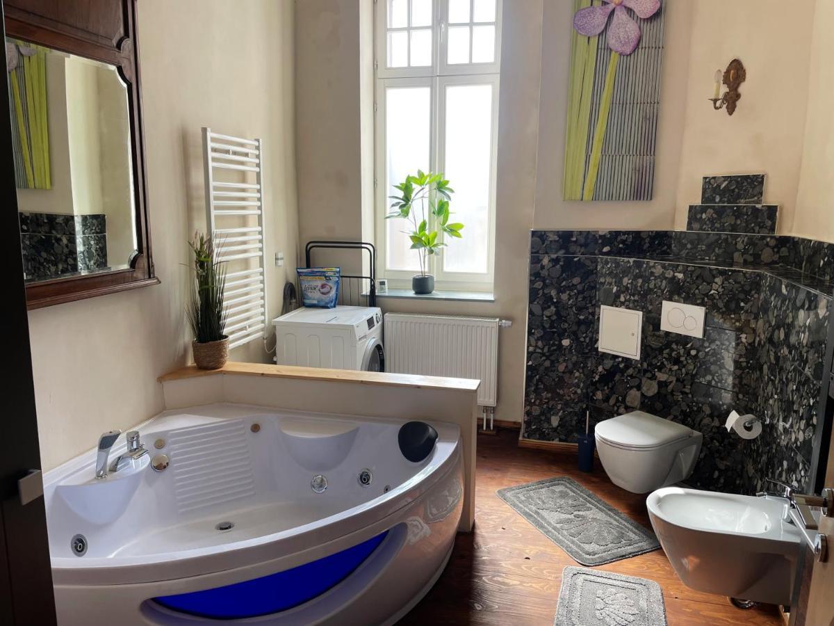 Dz Appartements - Ferienwohnung Mit Klimaanlage, Whirlpool Und Freiem Wlan - Ruhige, Zentrale Lage In Wittenberge Ngoại thất bức ảnh